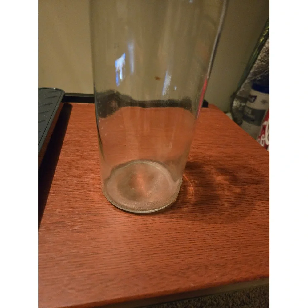 Vintage Clear Glass Shaker Bottle Federal Law Forbids Sale or Reuse Embossed